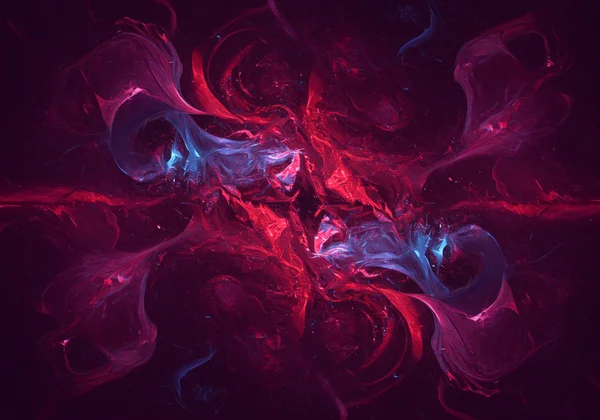 Abstract art showing chaotic, intense emotions and instability.