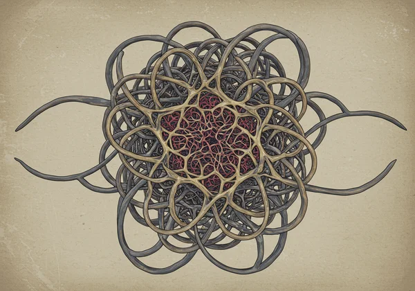 Representasi abstrak corak personaliti yang meluas