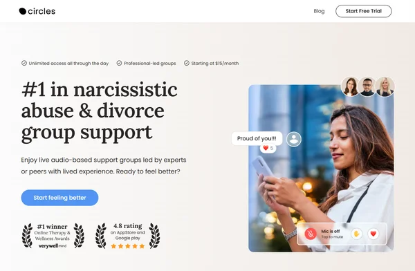 Circles - Grupos de Apoyo para Abuso Narcisista